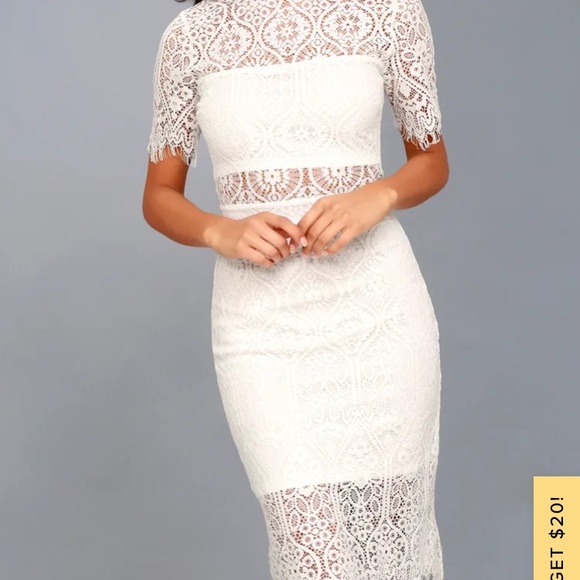 ❤️Lulus Remarkable White Lace Dress - Picture 7 of 12